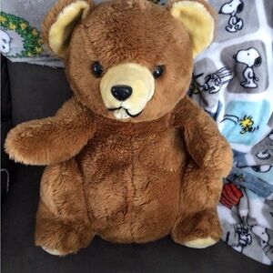 Vintage Daekor Pot Belly Bear Plush Toy